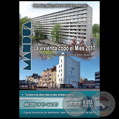 MANDU'A Revista de la Construccin - N 411 - JULIO 2017
